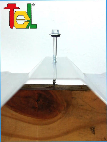 Self-Drilling Hex Washer Head Sheet-Wood Screw 14 X 2 1/2 60 units 2