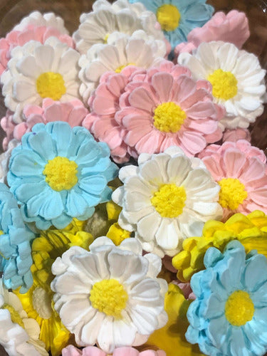 Flores Pastillaje Margaritas Tortas Cupcakes Cakepops Cookie 1