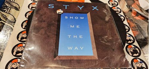 Styx Show Me The Way Vinilo Maxi Uk 1990 Gran Tema Clasico 0