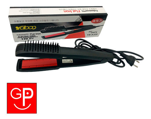 ABA Hair Straightener with Brush YB-A320 GP 1