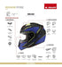 Casco Integral Ls2 352 Brush Matt Bla H-v Yell M Genamax 4