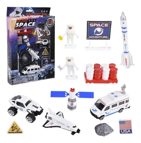 Expand Space Set with Station and Rocket Vehicles 0