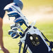 Premium Leather Golf Ball Bag with Divot Tool and Tees 5
