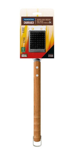 Tramontina Grill BBQ Brush with Wooden Handle 1