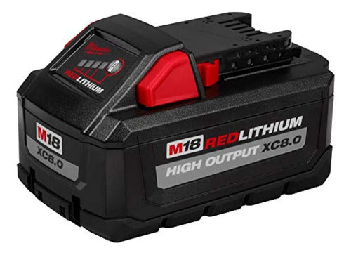 Milwaukee 48-11-1880 M18 REDLITHIUM High Output 18V 8.0 Ah Lithium-Ion Battery Pack 1