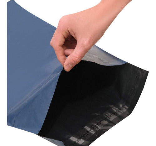 100 Blue Trilayer Ecommerce Bags 20x32 Shipping 3