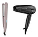 Combo Remington Wet2straight S27a Hair Straightener + D1500 On The Go Hair Dryer 0