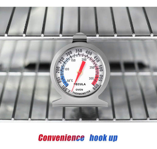 Pecula Oven Thermometer 50-300 °C Stainless Steel Kitchen 3