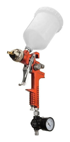 Hamilton HVLP Gravity Paint Gun with Regulator Model PG200R 0