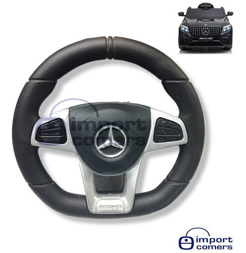 ImportComers Mercedes GLC Battery Powered Steering Wheel 12V 0