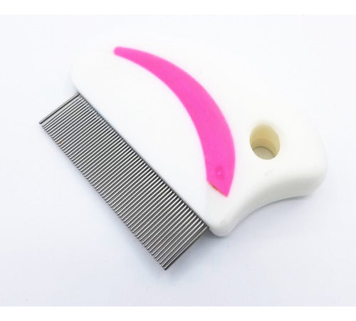 Fine Stainless Steel Lice and Nit Comb 8x5cm 0