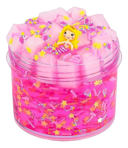 Pink Jelly Cube Crunchy Slime, Suave Y 0