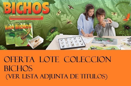 National Geographic Collection of Bugs - La Nacion Bug Collection with List of Titles Included - Lote Coleccion Bichos La Nacion Lista Adjunta De Titulos