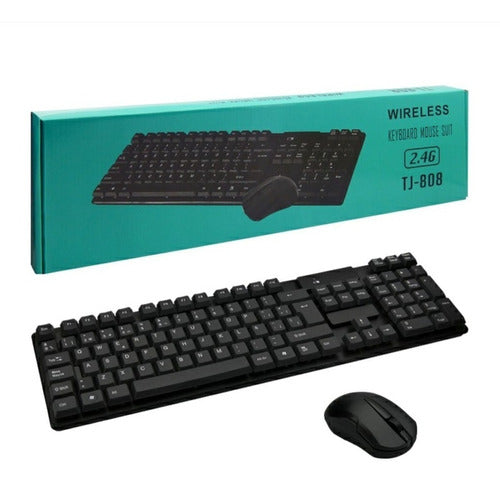 Wireless Teclado Y Mouse Inalambrico Tj808 1