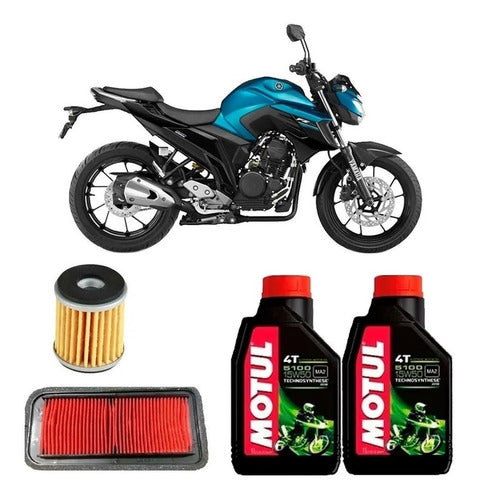 Yamaha Kit Service FZ25 FZ 250 Motul + Original Filters 0