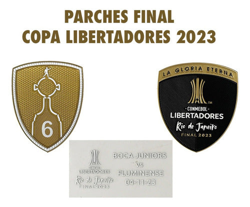 Diseño Kit De Parches Oficiales Final Copa Libertadores 2023 1