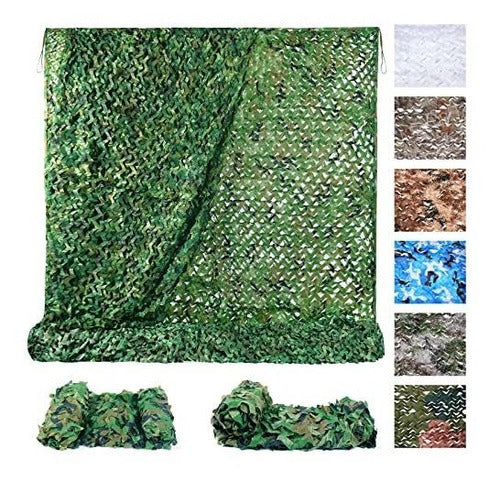 Sposuit Red De Camuflaje Para Caza Deco Sombra 3x3m Camuflado Verde 0