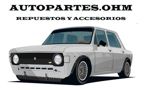 Hood Bumpers Set for Fiat 147 x4 Spazio Vivace - Topes De Capot  Fiat 147 X4 Spazio Vivace