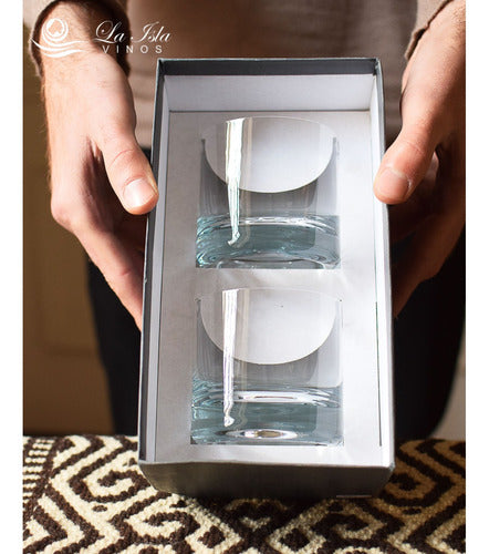 San José Whisky Crystal Glass - Set of 2 Gift Box 3