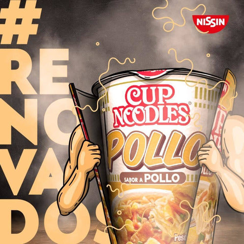 Fideos Cup Noodles Nissin Pollo Picante 68 Gr. 5