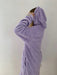 Maxi Teddy Sheepskin Double-Sided Plush Pajama Hoodie 72