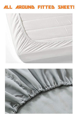 Elegant Comfort Premium Hotel Quality Fitted Sheet - Single Piece 1