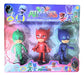 Muñecos Heroes En Pijama Gecko Catboy Owlet Set X3 Figuras 1