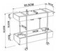 Carrinho De Chá E Bar Steel Quadra Vermont G 3