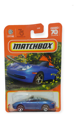 Matchbox Porsche 911 Carrera Cabriolet 70th Anniversary 2