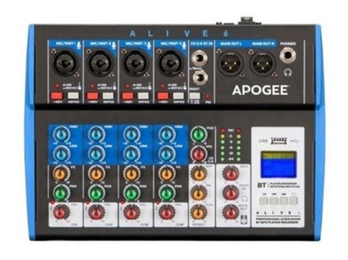 Apogee Alive 6 USB Bluetooth Mixer Console 0