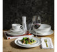 Set of 6 Oxford Unni Grey Ceramic Dinner Plates 26 cm 6