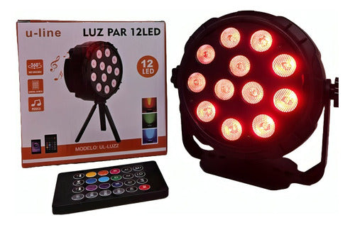 U-line Protón De 12pcs Leds Rgb U-line Audio Rítmica Ul-luz2 1