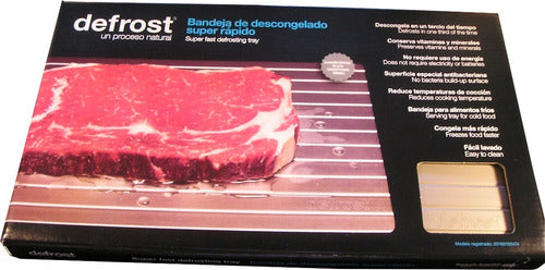 Defrost Tray for Natural Defrosting of Meat, Chicken, and Fish - Argentine Product! 4