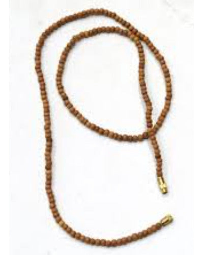 GANGA IN Sandalwood Necklace with Hindu Pendant 0