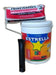 Interior White Matte Latex Paint - Estrella 4 Lts + Roller 0