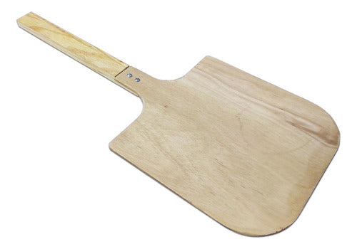 Authentic Clay Oven Pizza Peel with Wooden Handle 2