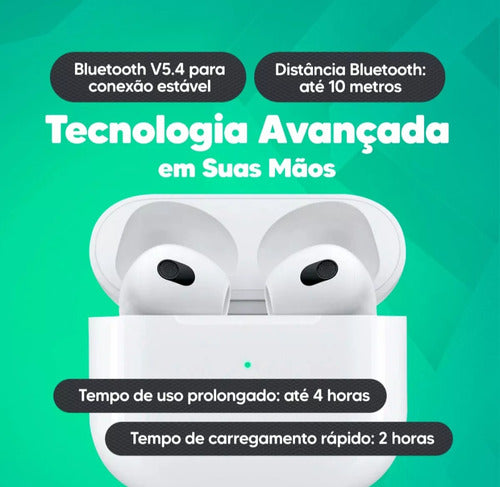 Fone Ouvido iPhone Air Pods Pro 3° Geração Linha Premium 5