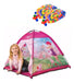 Iplay Carpa Casita Plegable Princesas Hadas Pelotero + 50 Pelotas 0