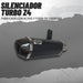 Turbo Z4 Exhaust Muffler for Bajaj Rouser Ns 200 S/Short - Tuamoto 8