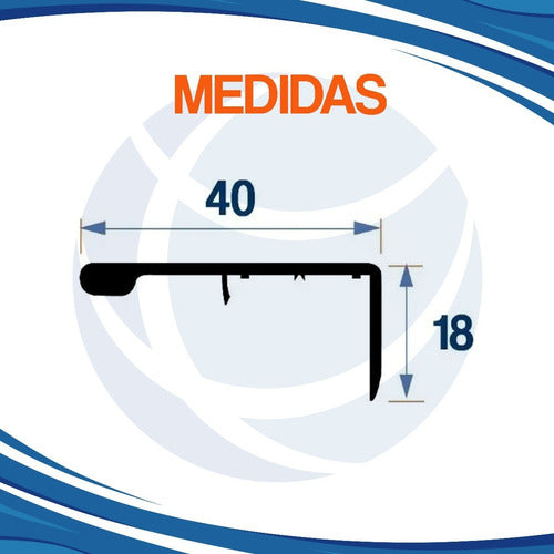 Grupo Euro Aluminum Handle Profile 3 Mts Class CLE 1