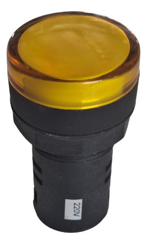 Vefben Yellow Waterproof LED Indicator 22mm 220V 2