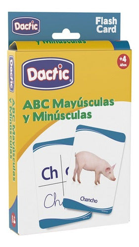 Dactic ABC Mayúsculas Y Minúsculas Dactic Láminas Educativas +4años 0