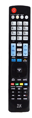 Remote Control TV Compatible with LG 32lj600b 42la6600 Zuk 0