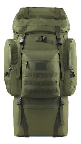 100l Senderismo Bolsa De Camping Ejército Militar Tactical M 0