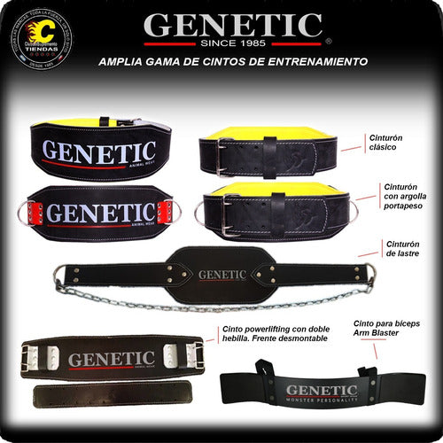 Genetic Mosqueton De Agarre Accesorios Gimnasio Minigym 70 Mm Largo 6