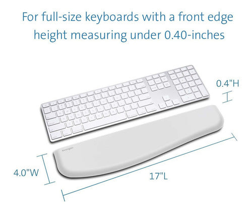 Kensington Ergosoft - Reposamuñecas Para Teclado Delgado, 2