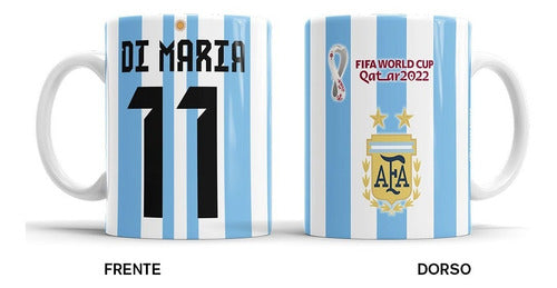 Sucede Bonito Argentina World Cup 2022 Mug Messi Di Maria Dybala Qatar 3