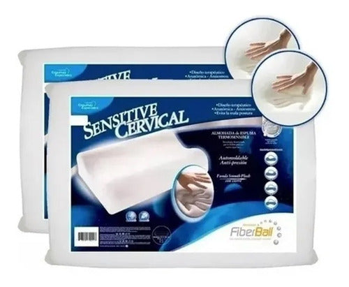 Combo Intelligent Viscoelastic Fiberball Washable Pillows 0