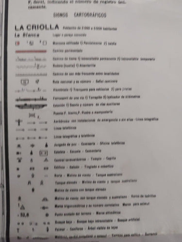 Antigua Carta Topografíca Ejército Argentino 4