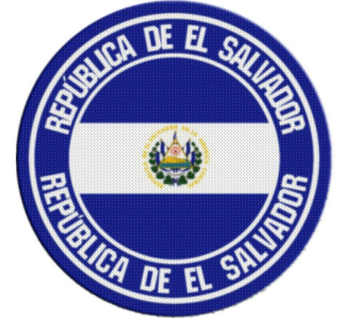 Parche Escudo Circular El Salvador M01 0